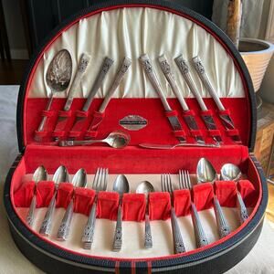58 piece set community plate flatware set Coronation pattern